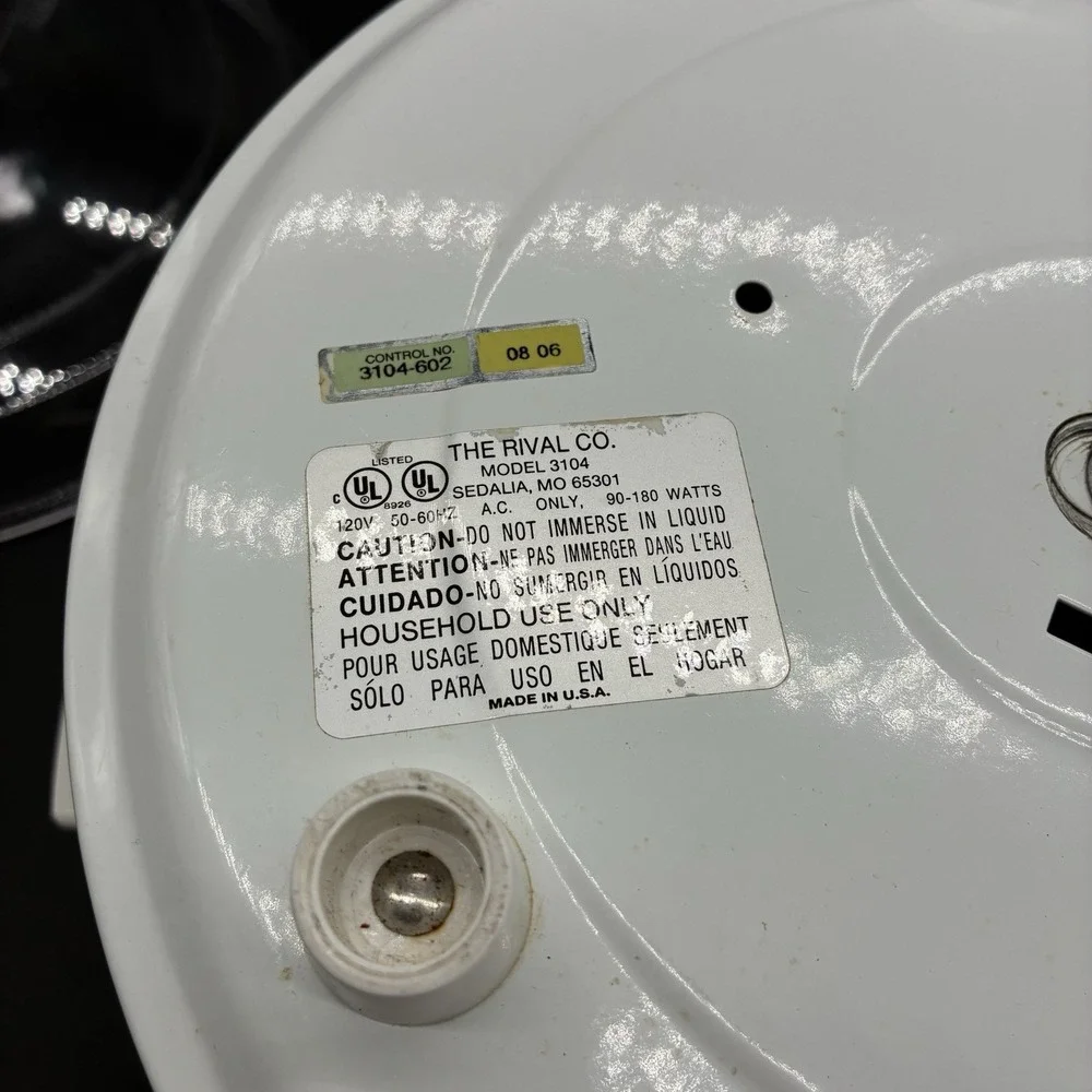 San Francisco 49ers Rival Crock-Pot Slow Cooker 3104 NFL 4 Qt Tested Working